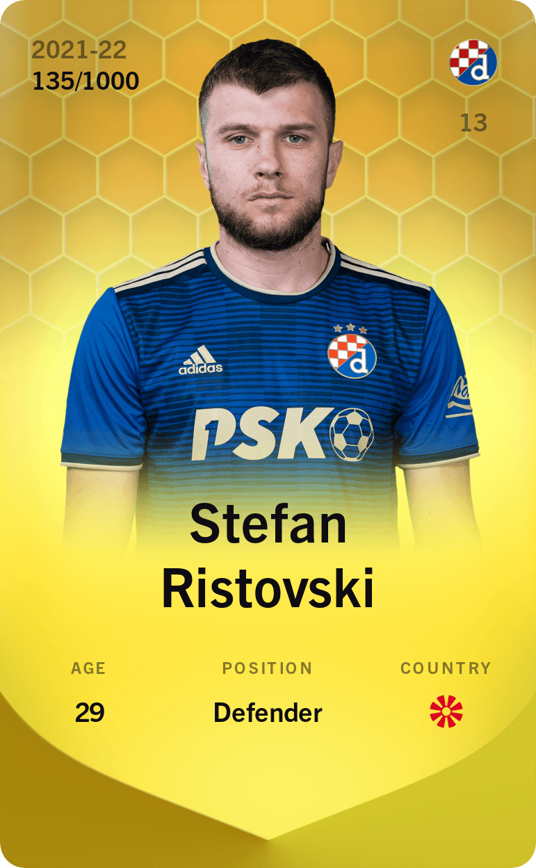 Stefan Ristovski 2021-22 • Limited 135/1000
