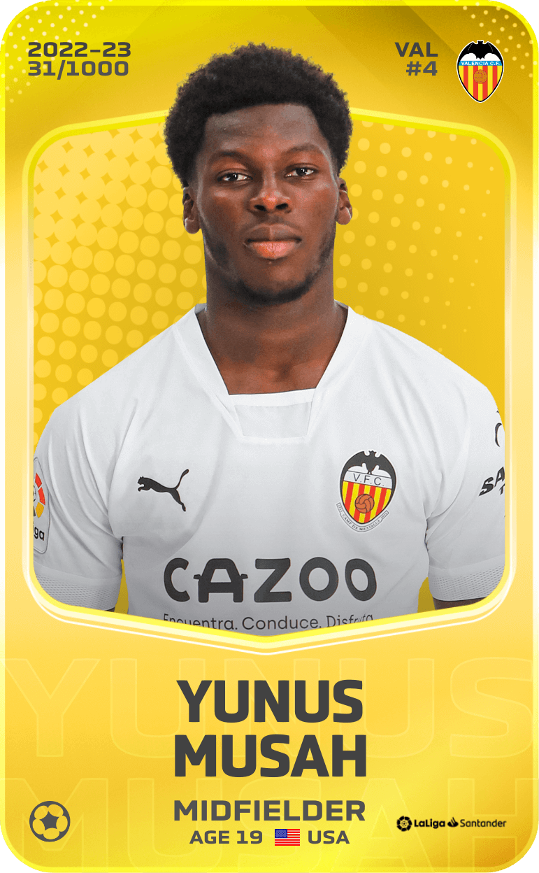 Yunus Musah 2022-23 • Limited 31/1000