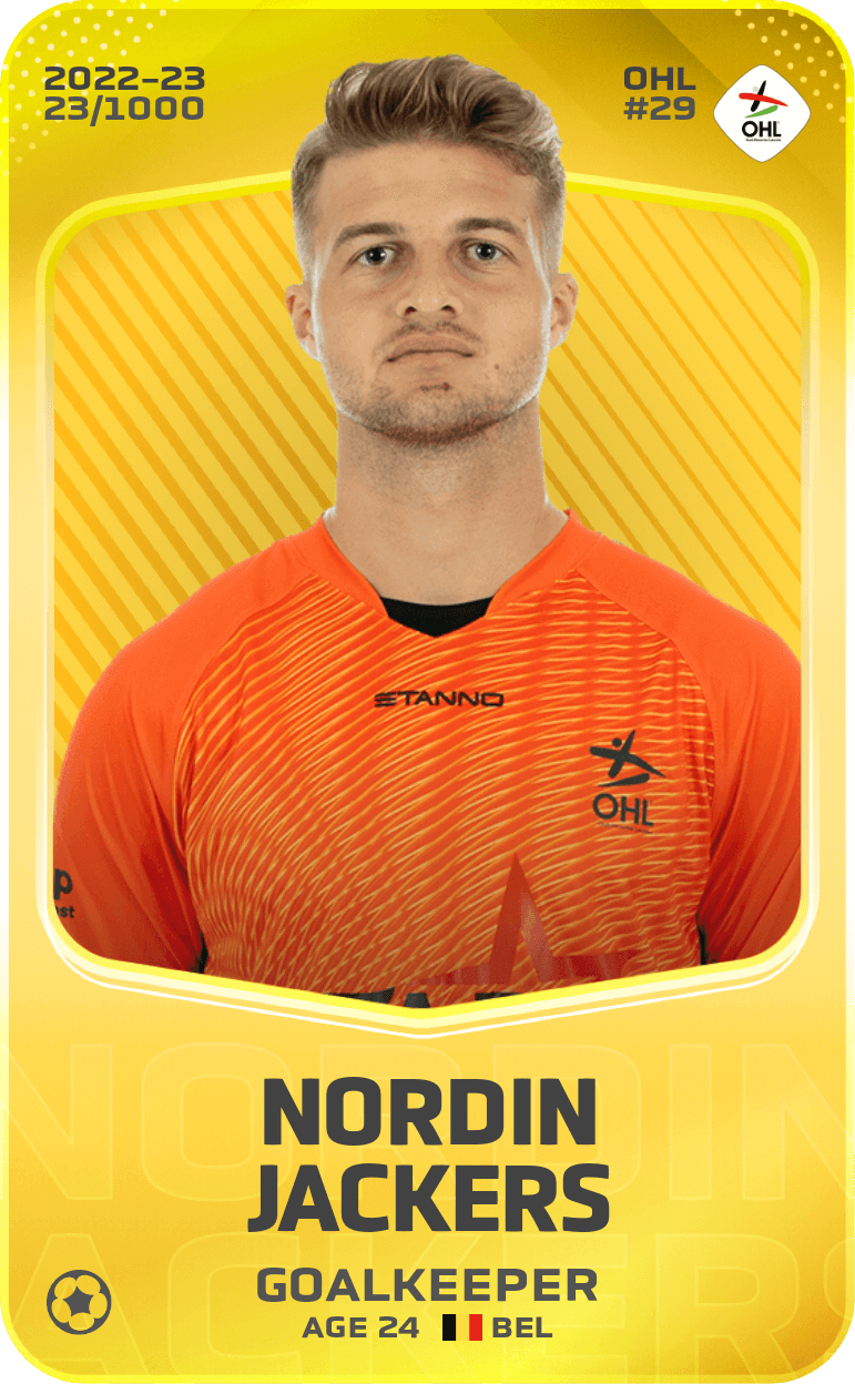Nordin Jackers 2022-23 • Limited 23/1000