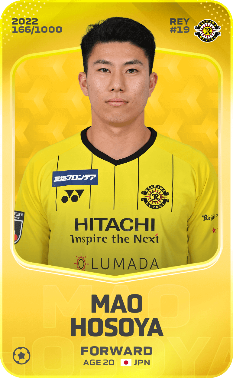 Mao Hosoya 2022-23 • Limited 166/1000