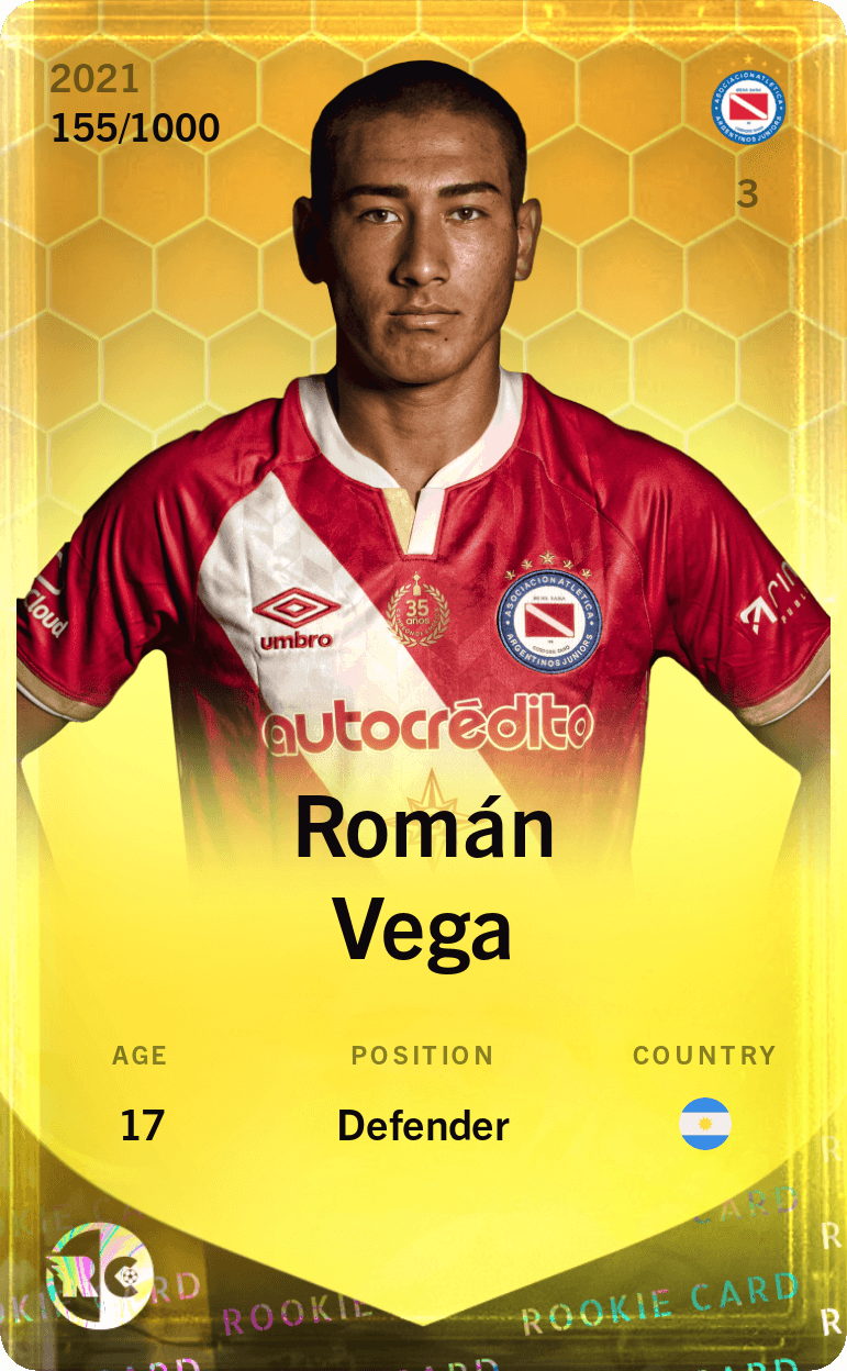 Román Vega 2021-22 • Limited 155/1000