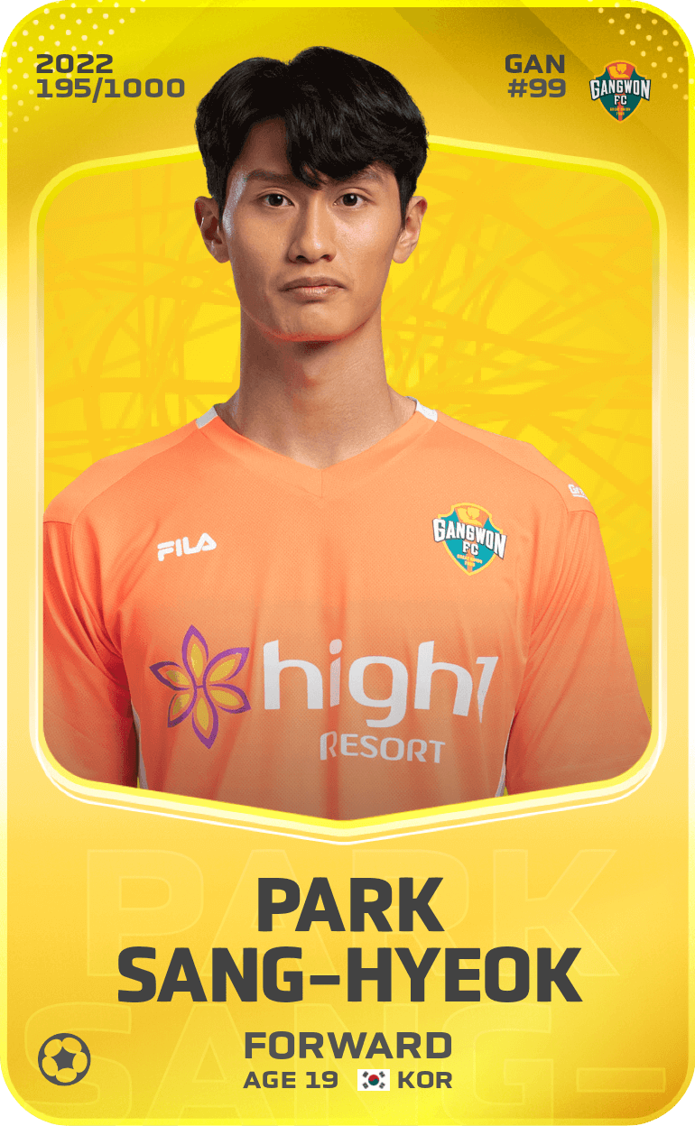 Park Sang-Hyeok 2022-23 • Limited 195/1000