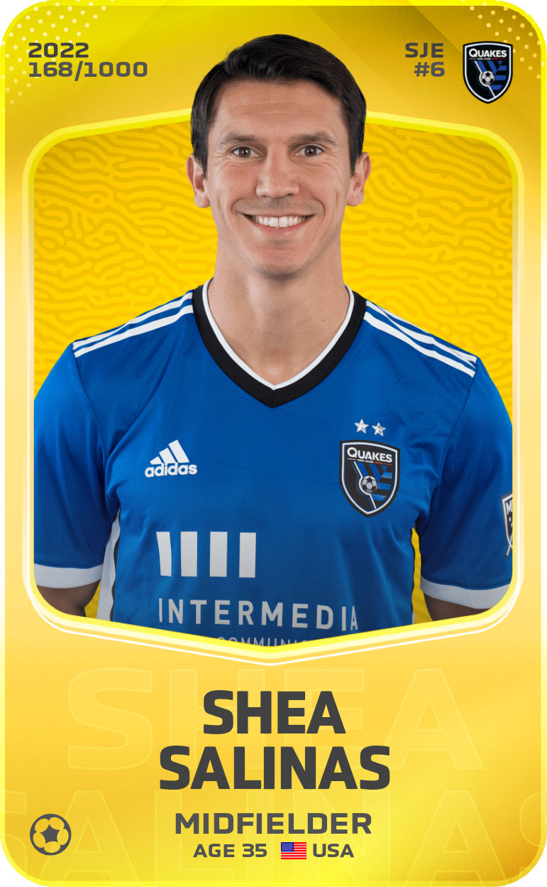 Sorare - Sorare Official - Shea Salinas 2022-23 • Limited 168/1000 - NFT # 70974632410143244629832636721396598111333660588210187170844971758355478264841