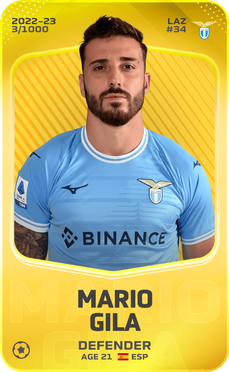 Mario Gila 2022-23 • Limited 3/1000