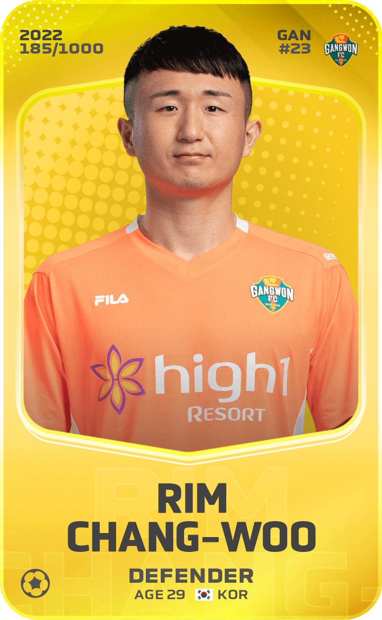 Rim Chang-Woo 2022-23 • Limited 185/1000