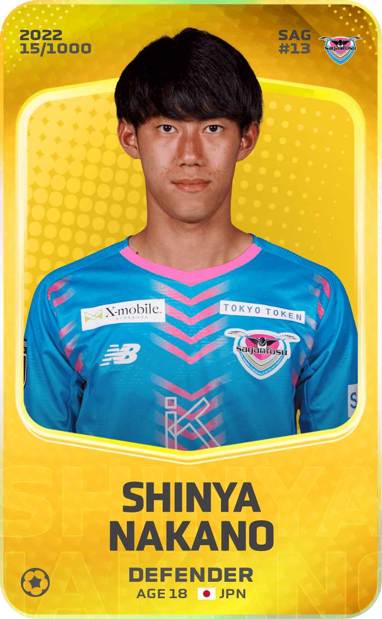 Shinya Nakano 2022-23 • Limited 15/1000