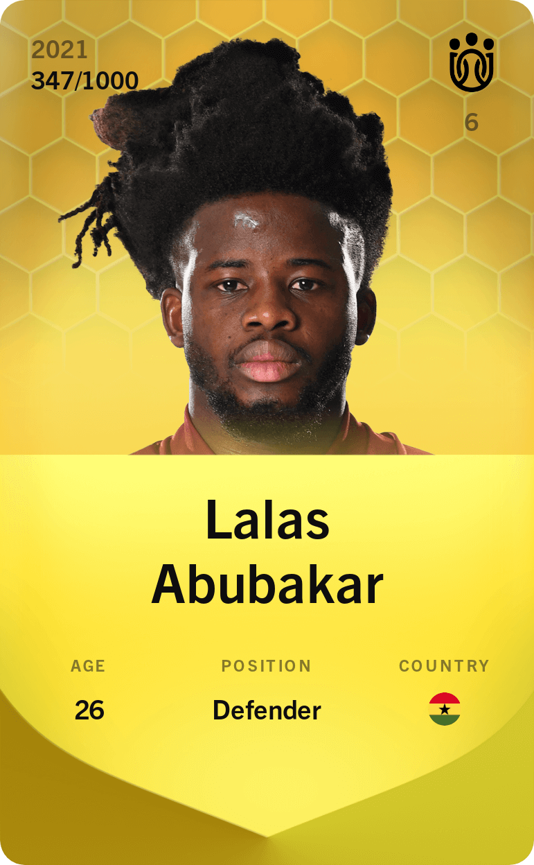 Lalas Abubakar 2021-22 • Limited 347/1000