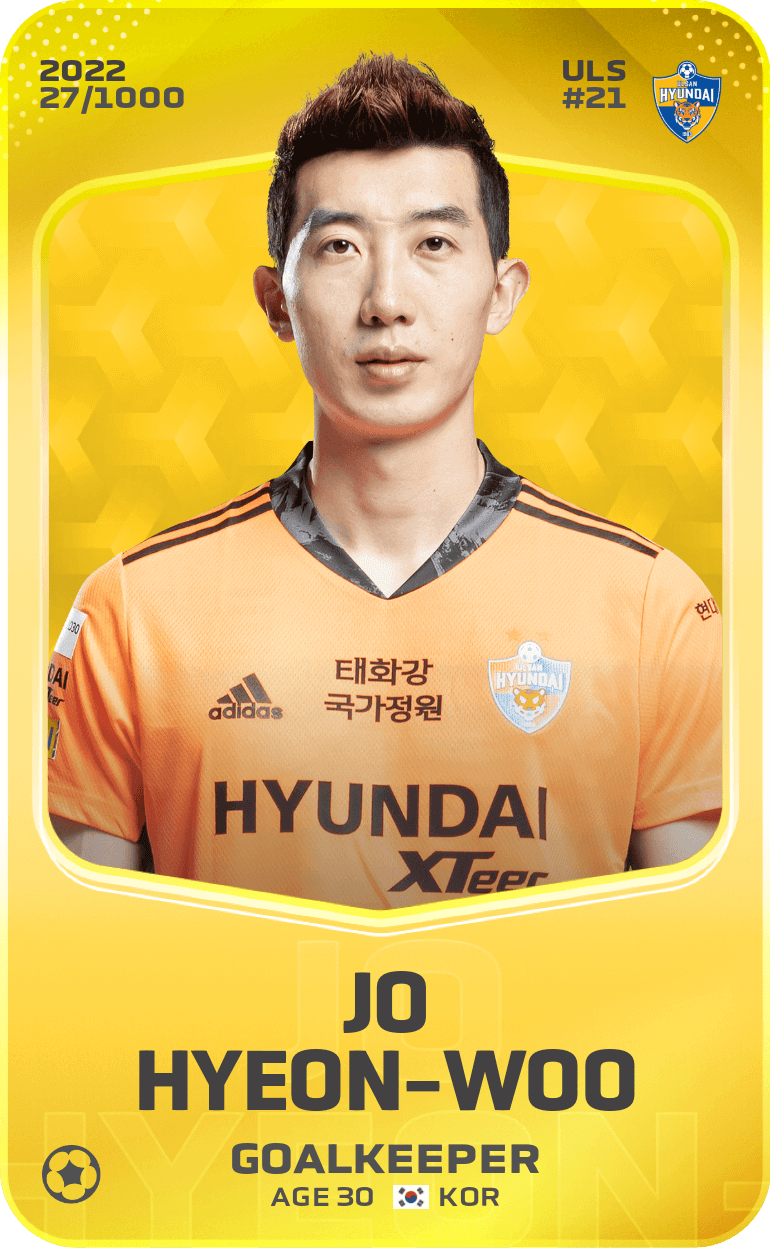 Jo Hyeon-Woo 2022-23 • Limited 27/1000