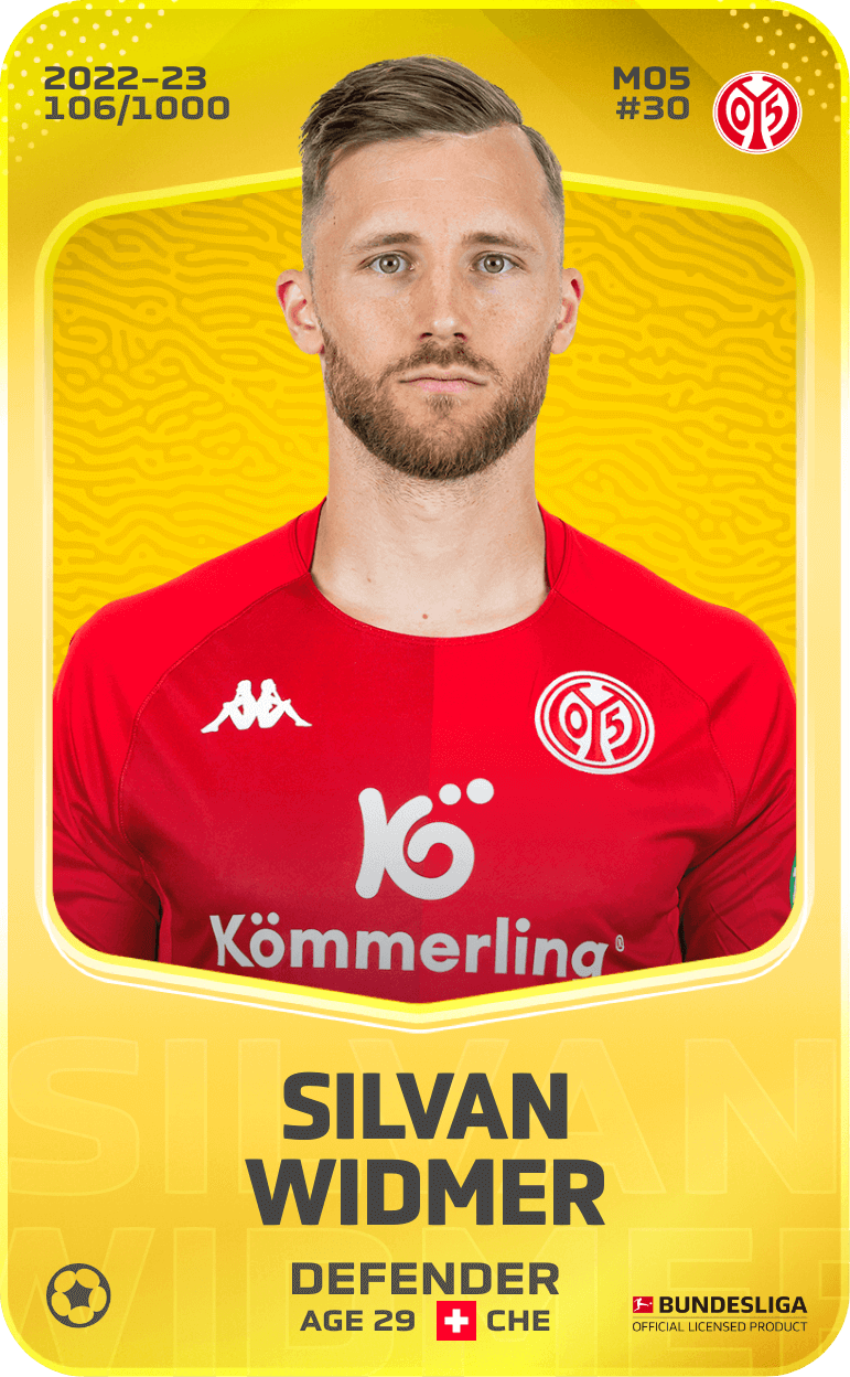 Silvan Widmer 2022-23 • Limited 106/1000