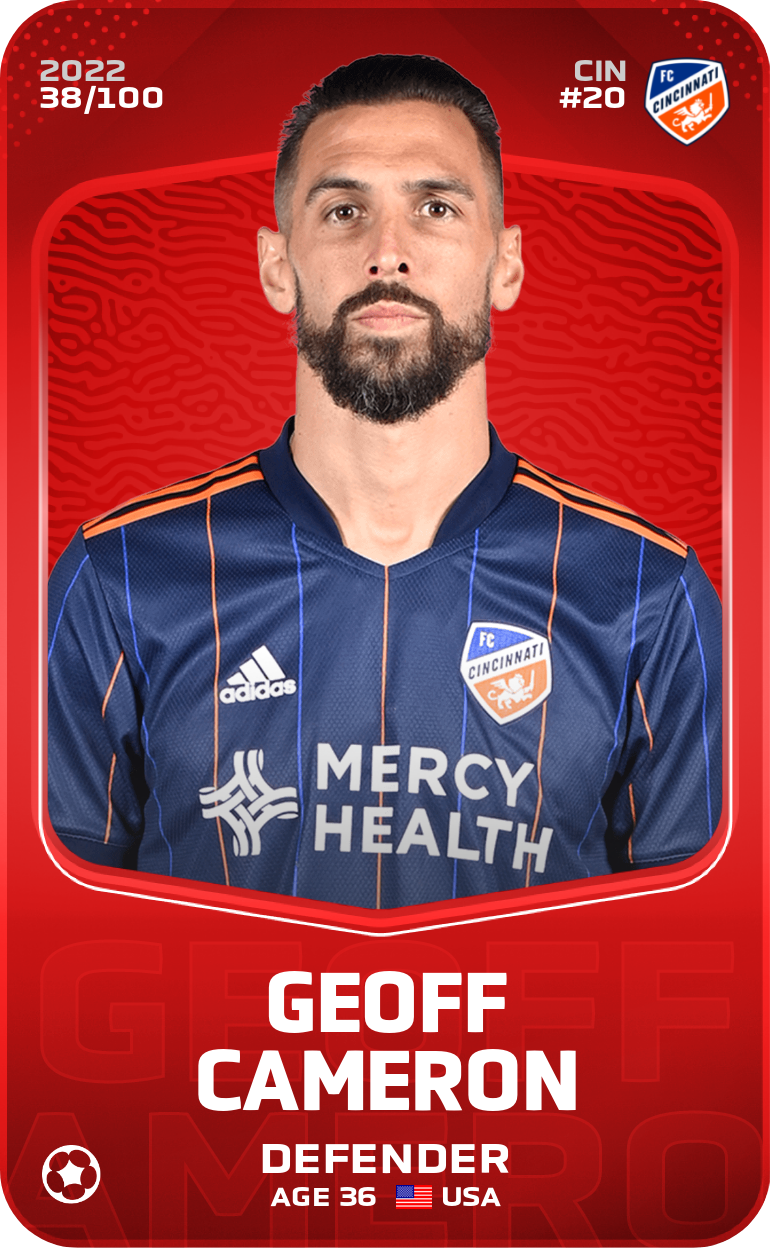 Sorare - Sorare Official - Geoff Cameron 2022-23 • Rare 38/100 - NFT # 94365666062197089794519262779225325027868241113899462524593357413335946795944