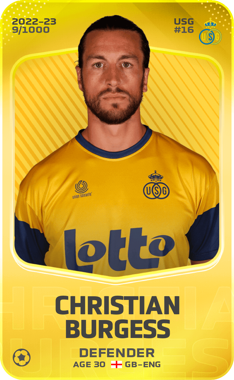 Christian Burgess 2022-23 • Limited 9/1000
