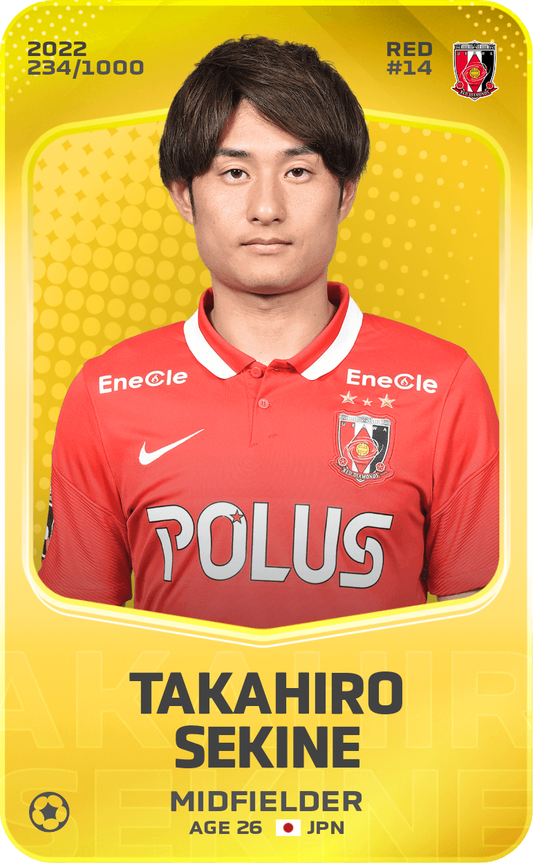 Takahiro Sekine 2022-23 • Limited 234/1000