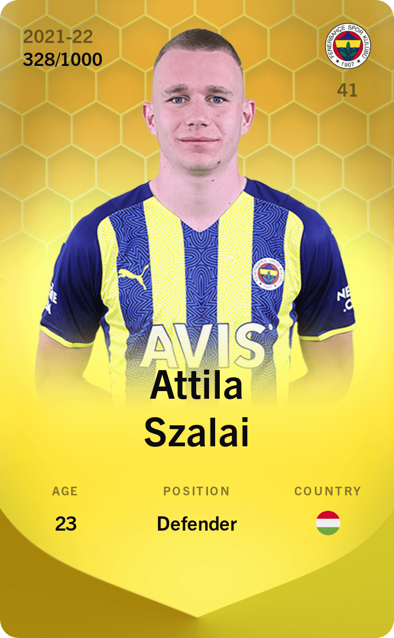 Attila Szalai 2021-22 • Limited 328/1000