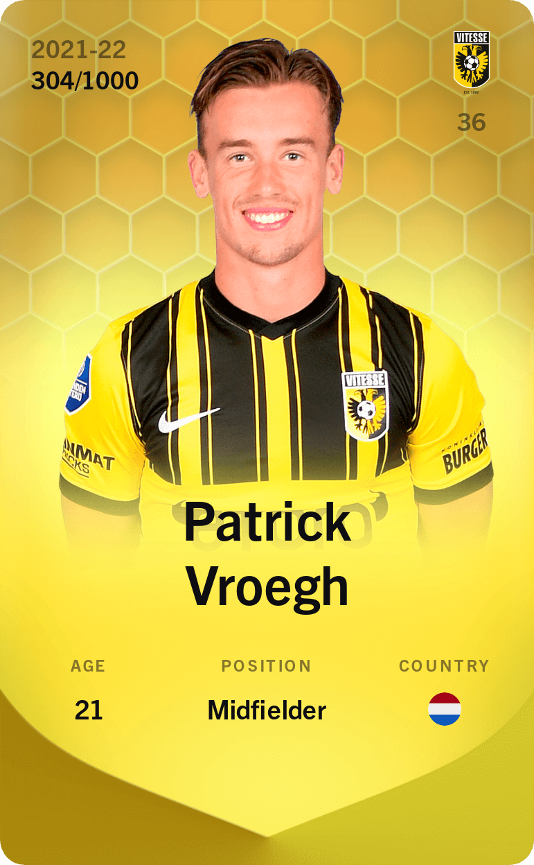 Patrick Vroegh 2021-22 • Limited 304/1000