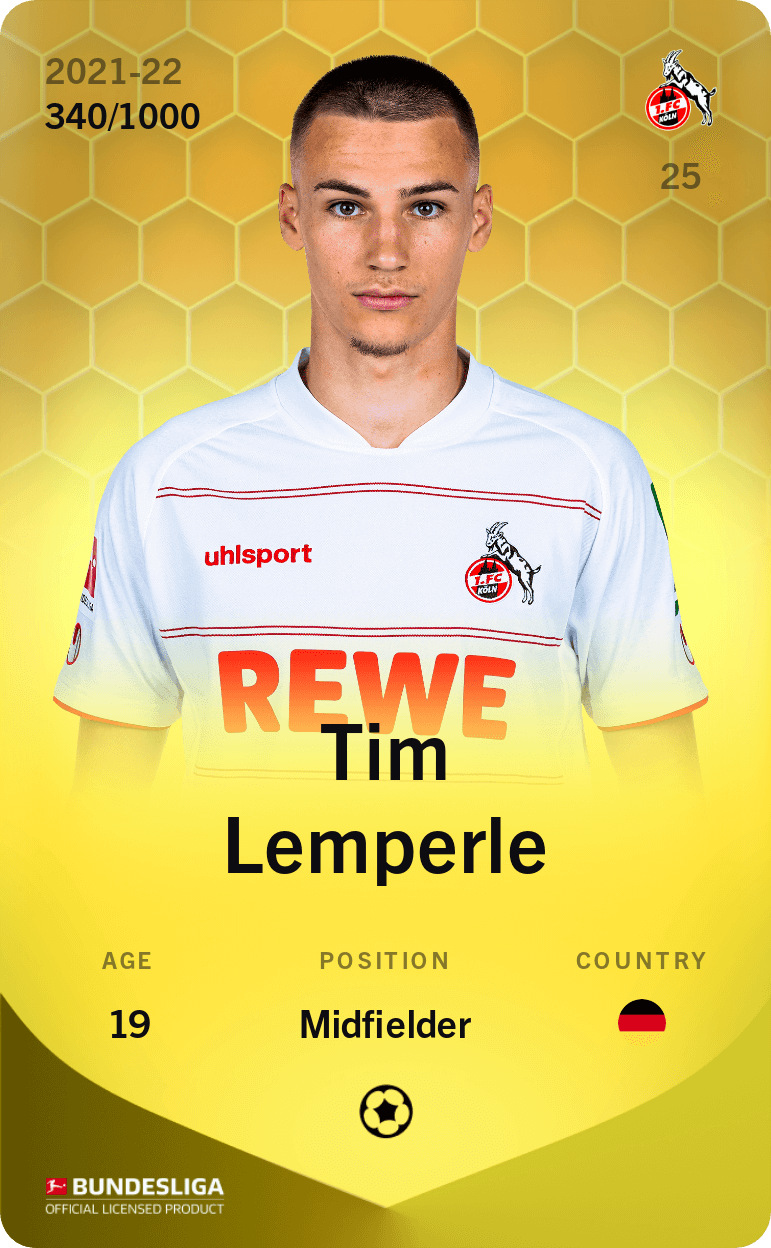 Tim Lemperle 2021-22 • Limited 340/1000