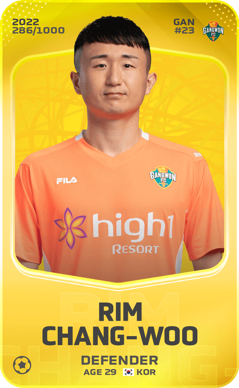 Rim Chang-Woo 2022-23 • Limited 286/1000