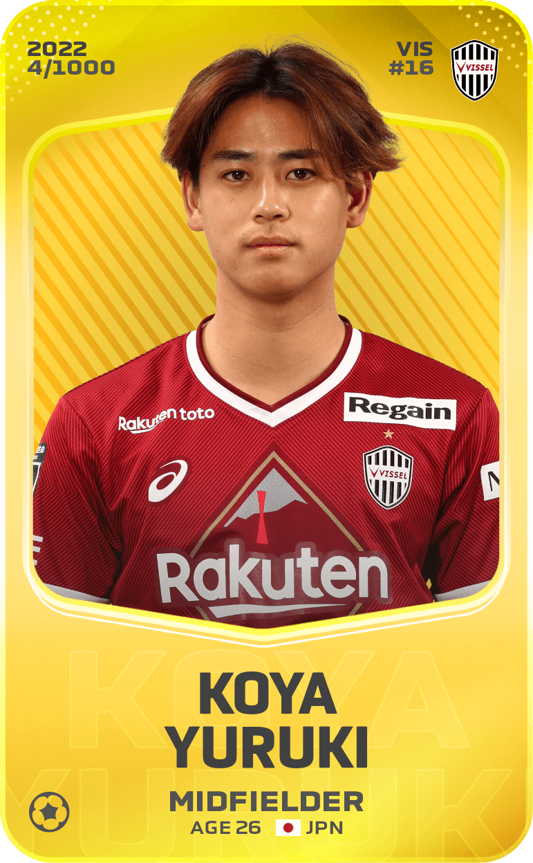 Koya Yuruki 2022-23 • Limited 4/1000