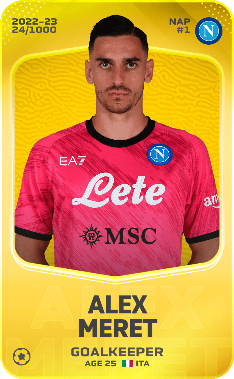 Alex Meret 2022-23 • Limited 24/1000