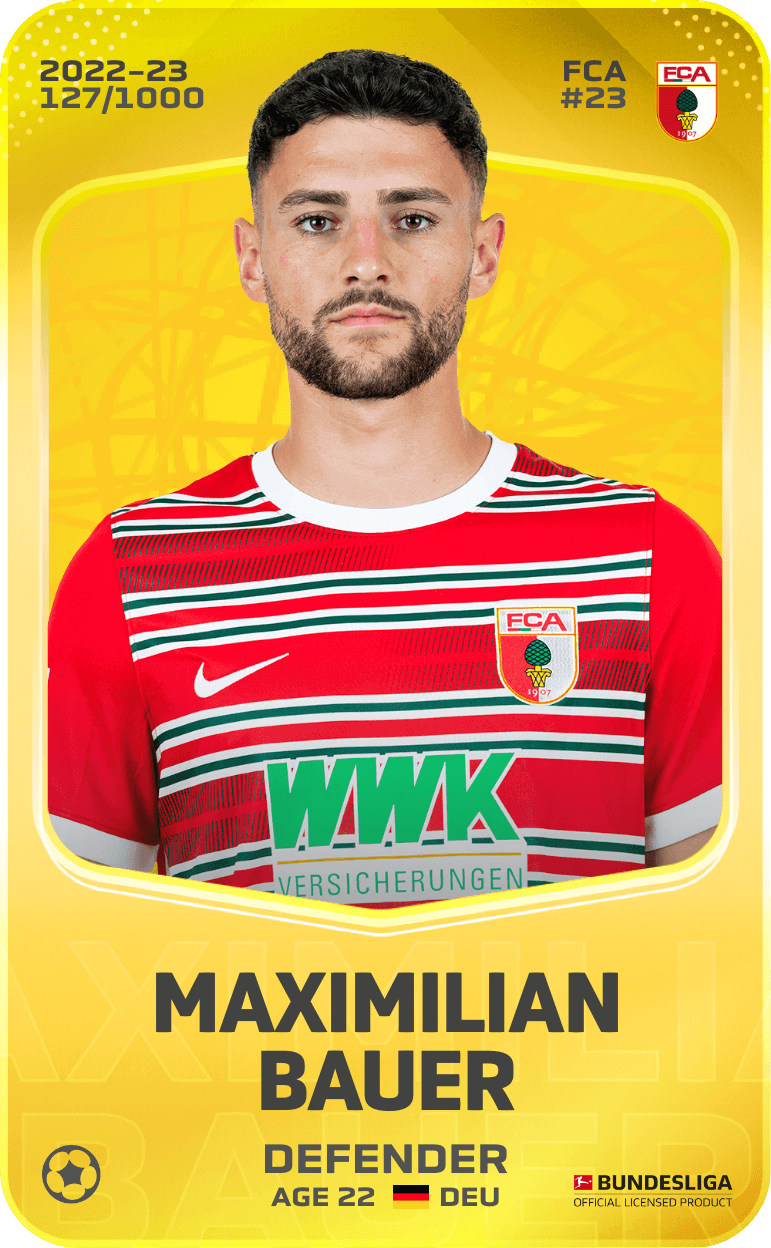 Maximilian Bauer 2022-23 • Limited 127/1000
