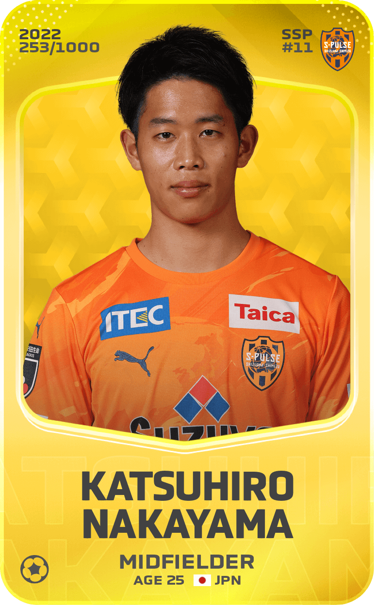 Katsuhiro Nakayama 2022-23 • Limited 253/1000