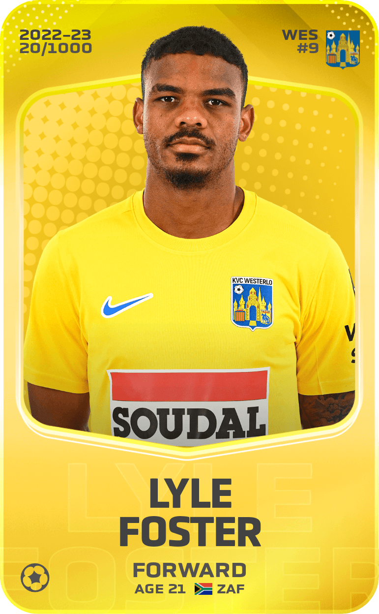 Lyle Foster 2022-23 • Limited 20/1000