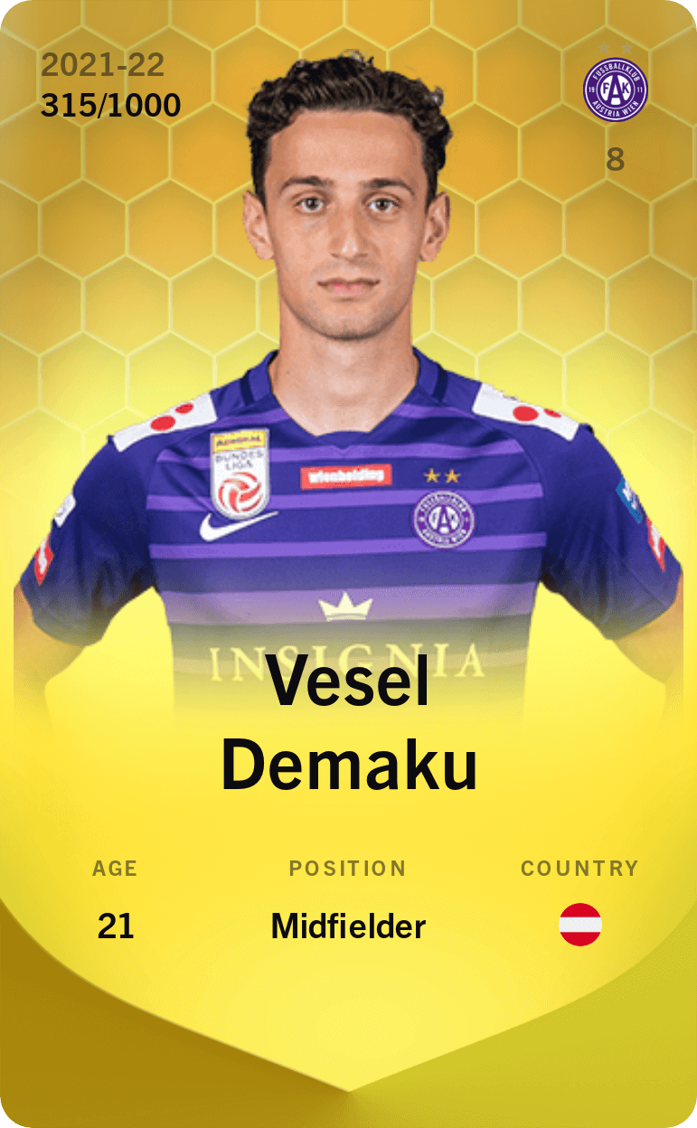 Vesel Demaku 2021-22 • Limited 315/1000