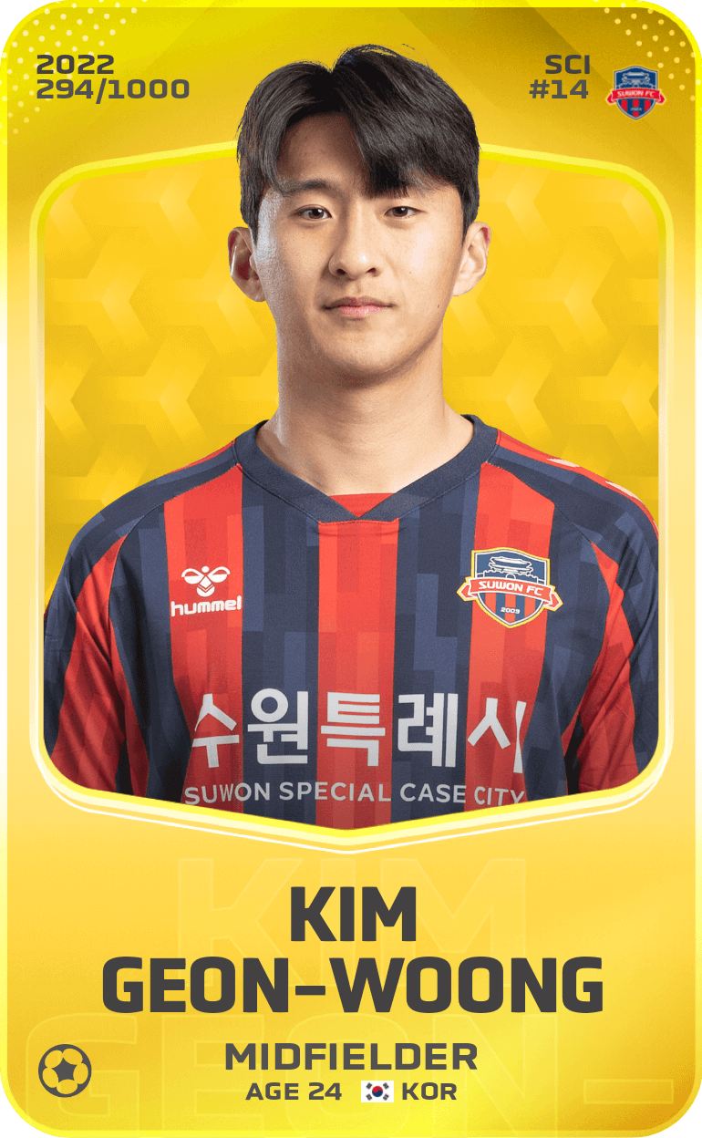 Kim Geon-Woong 2022-23 • Limited 294/1000