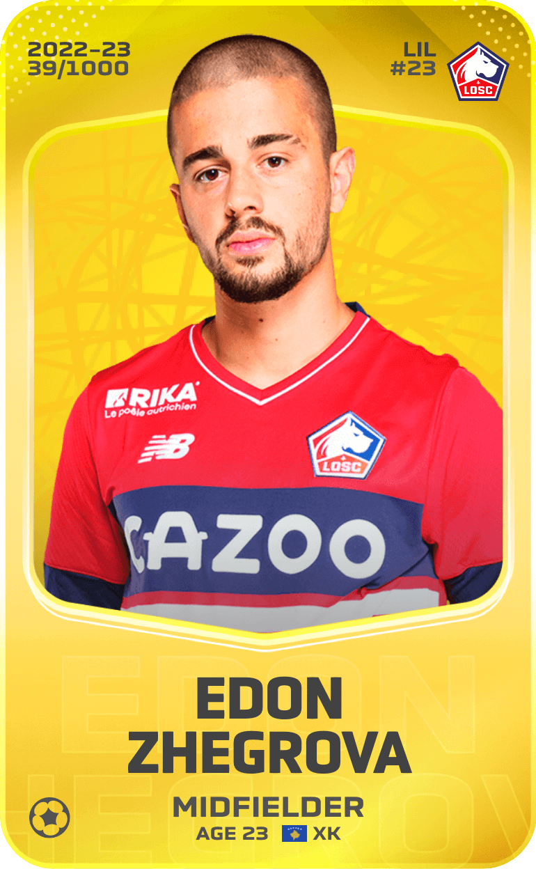 Edon Zhegrova 2022-23 • Limited 39/1000