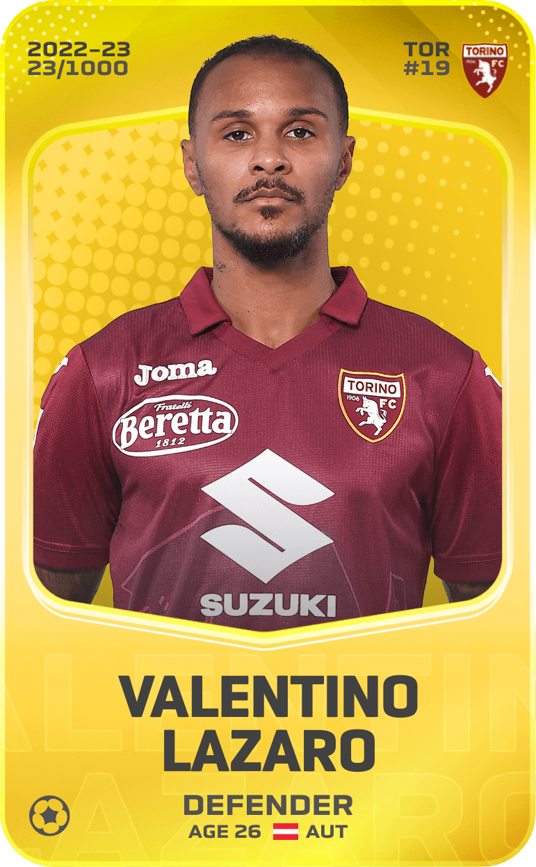 Valentino Lazaro 2022-23 • Limited 23/1000