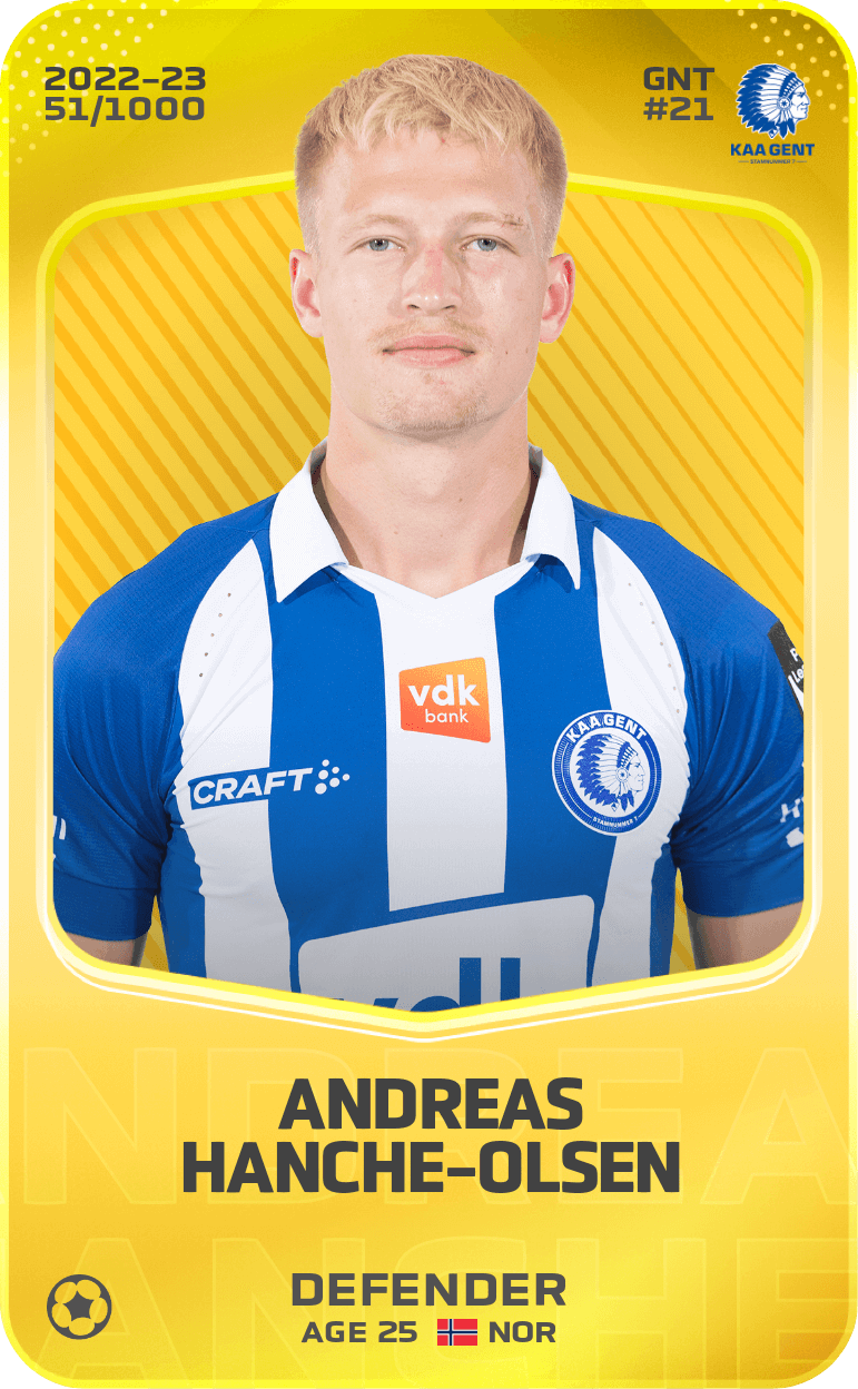 Andreas Hanche-Olsen 2022-23 • Limited 51/1000