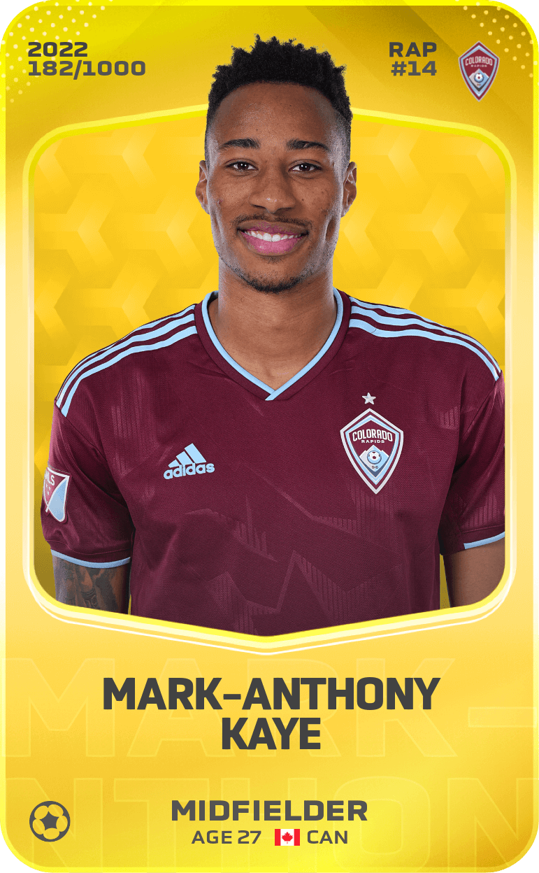 Mark-Anthony Kaye 2022-23 • Limited 182/1000