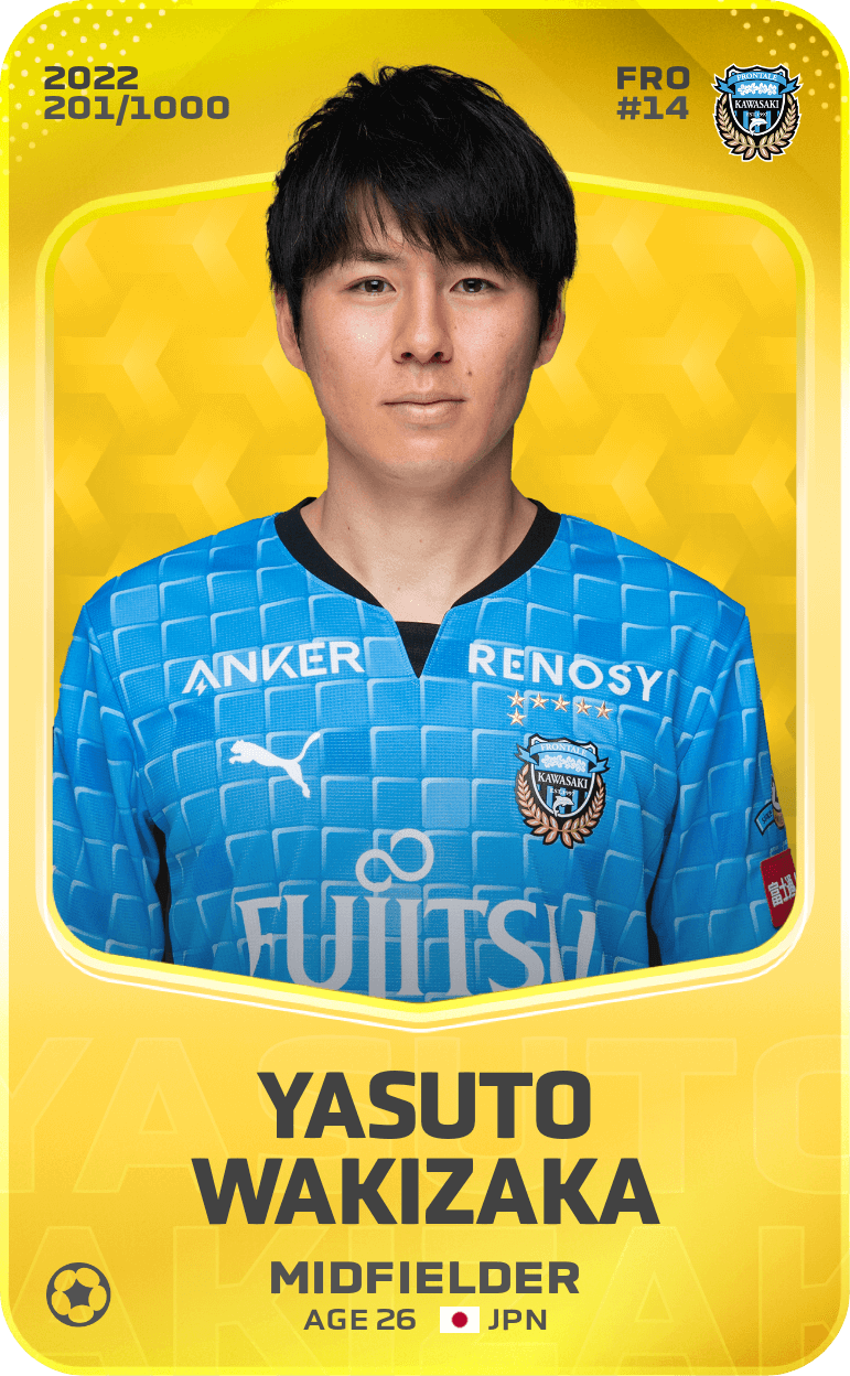 Yasuto Wakizaka 2022-23 • Limited 201/1000