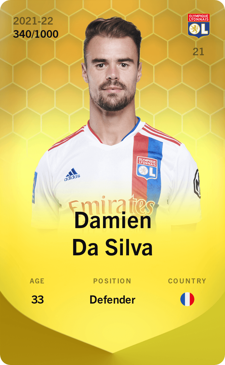 Damien Da Silva 2021-22 • Limited 340/1000