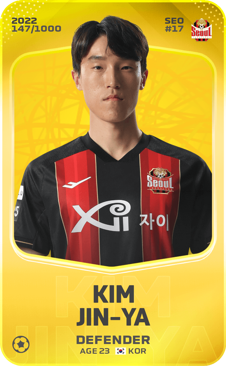 Kim Jin-Ya 2022-23 • Limited 147/1000