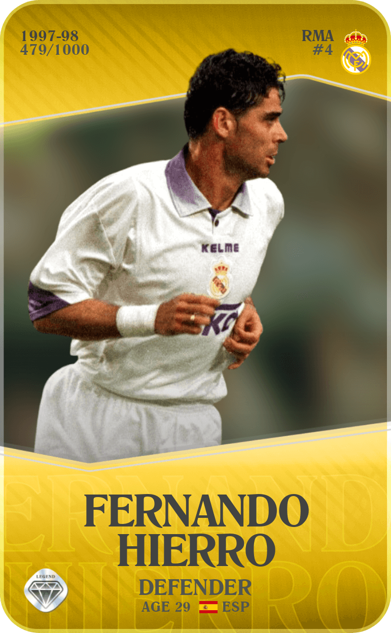 Fernando Hierro 1997-98 • Limited 479/1000