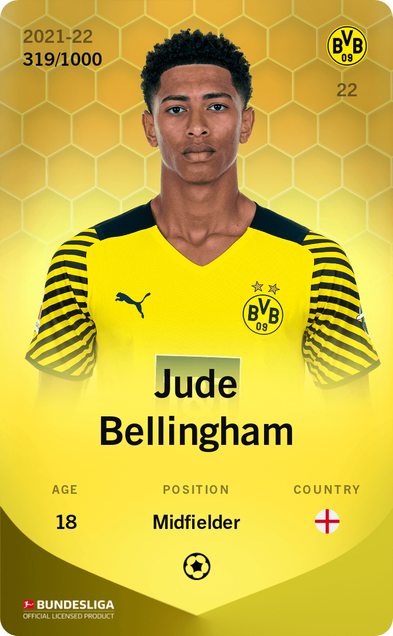 Jude Bellingham 2021-22 • Limited 319/1000