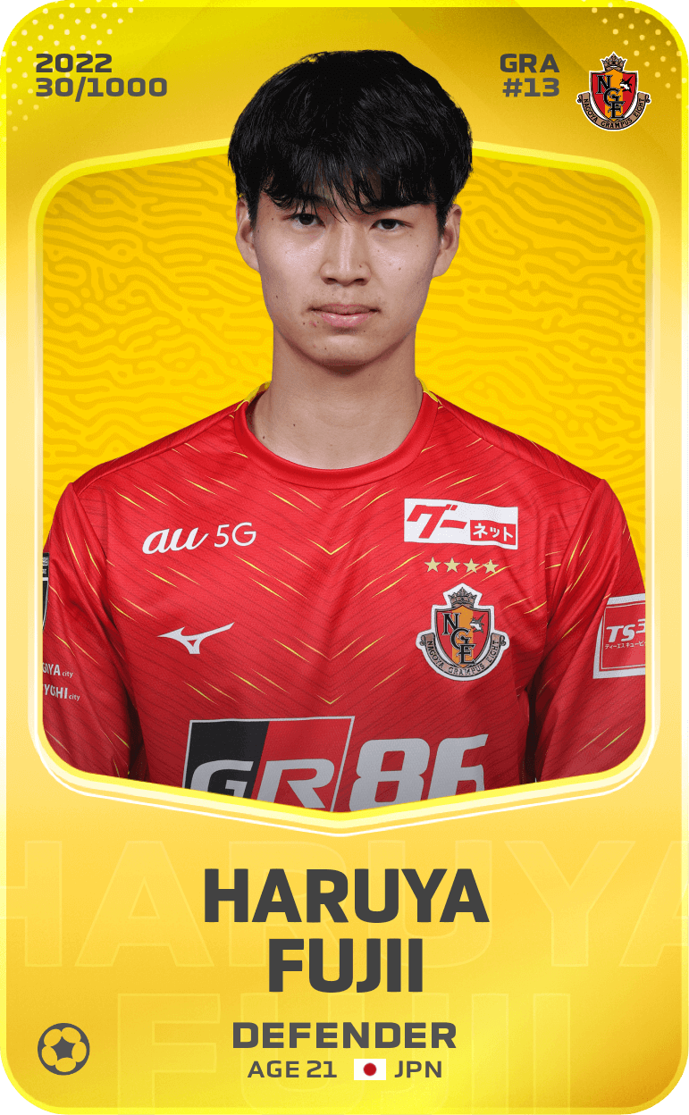 Haruya Fujii 2022-23 • Limited 30/1000