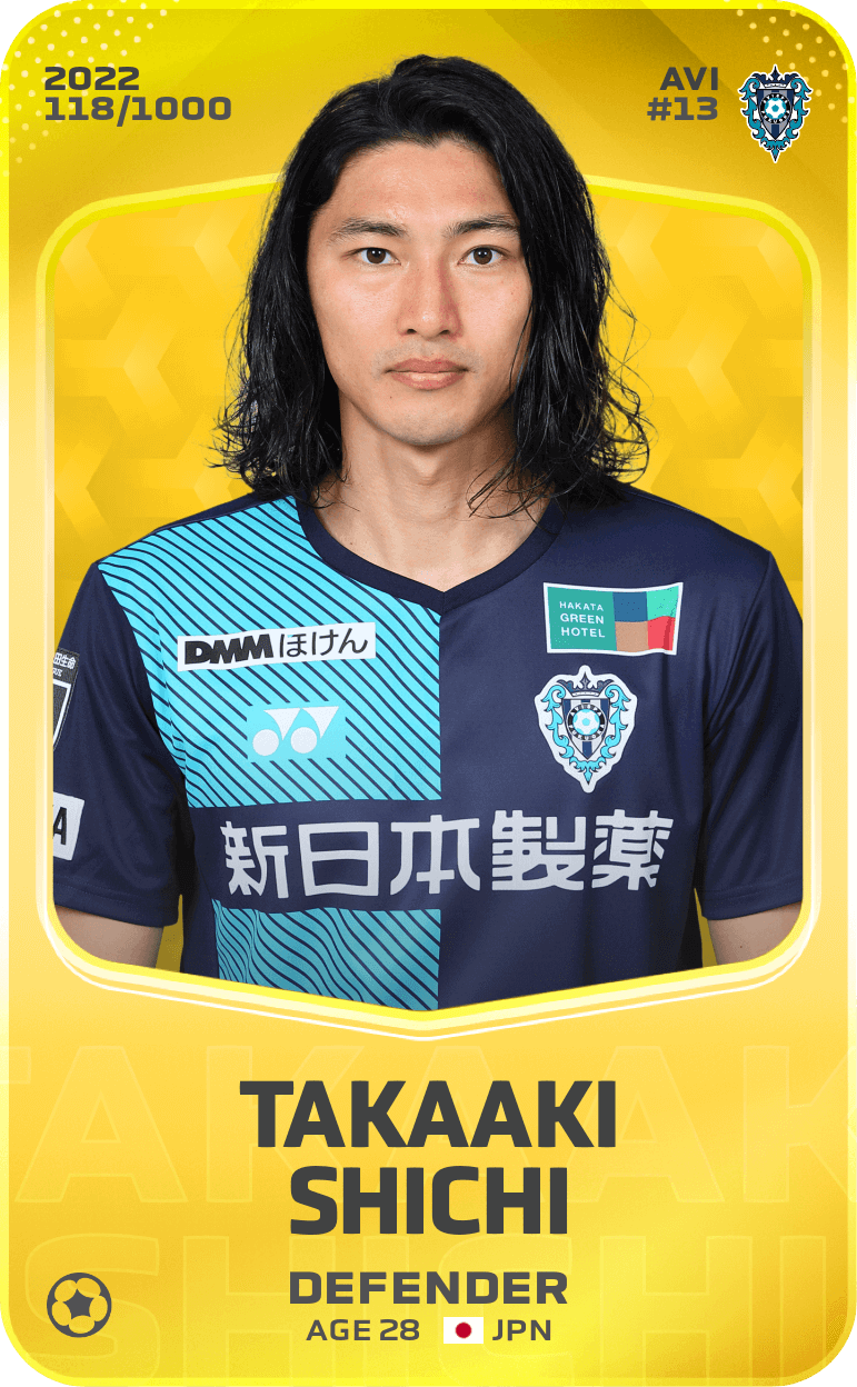 Takaaki Shichi 2022-23 • Limited 118/1000