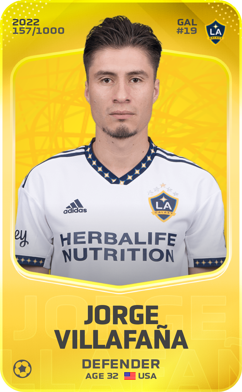 Sorare - Sorare Official - Jorge Villafaña 2022-23 • Limited 157/1000 - NFT # 18183805890250784873375798094148959938254642071968719611730644319670689227532