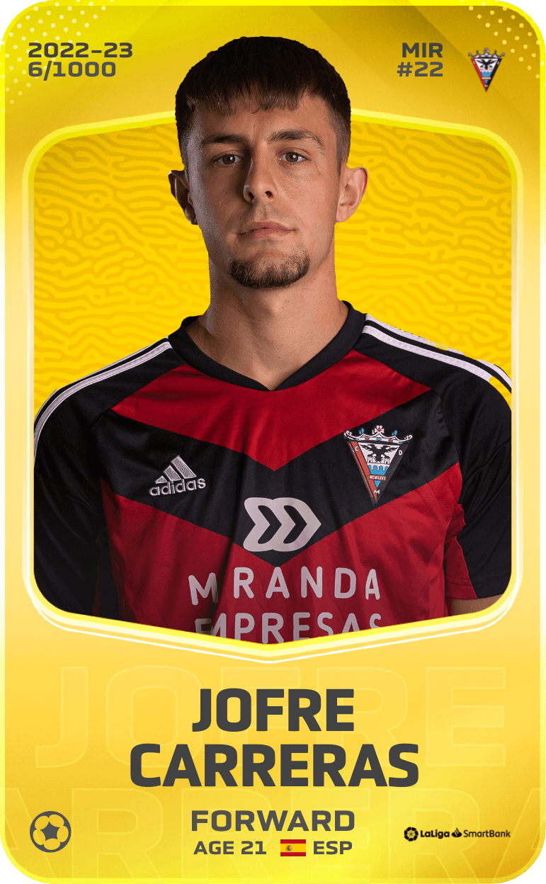 Jofre Carreras 2022-23 • Limited 6/1000