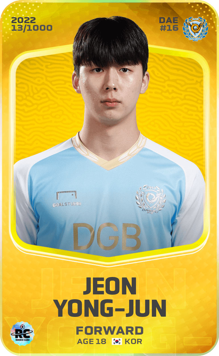 Jeon Yong-Jun 2022-23 • Limited 13/1000