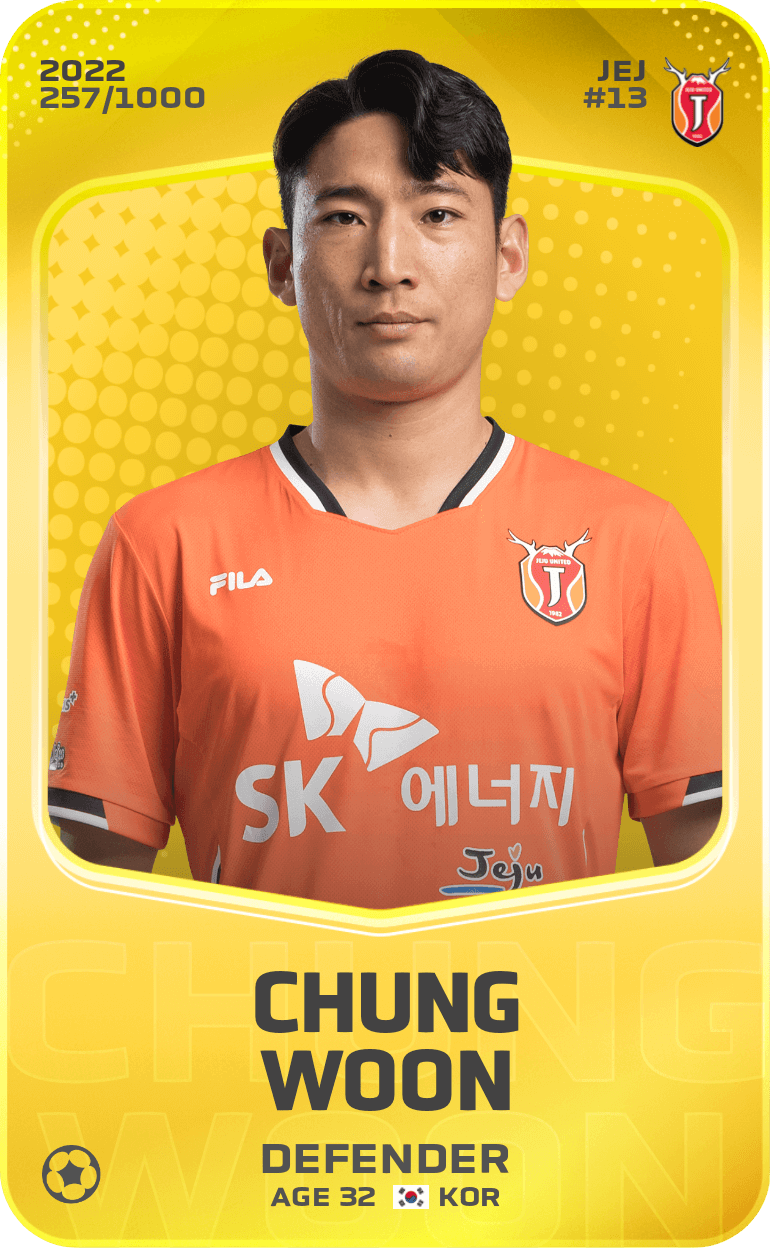 Chung Woon 2022-23 • Limited 257/1000