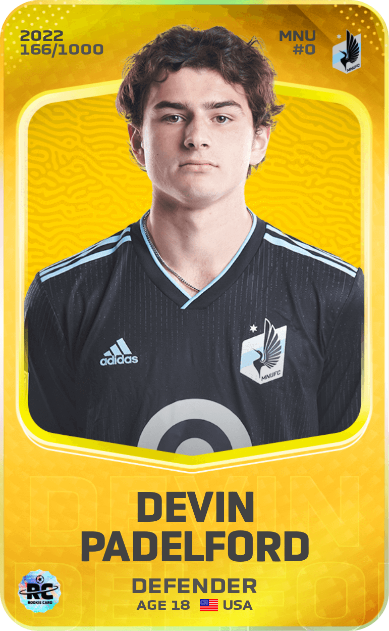 Devin Padelford 2022-23 • Limited 166/1000