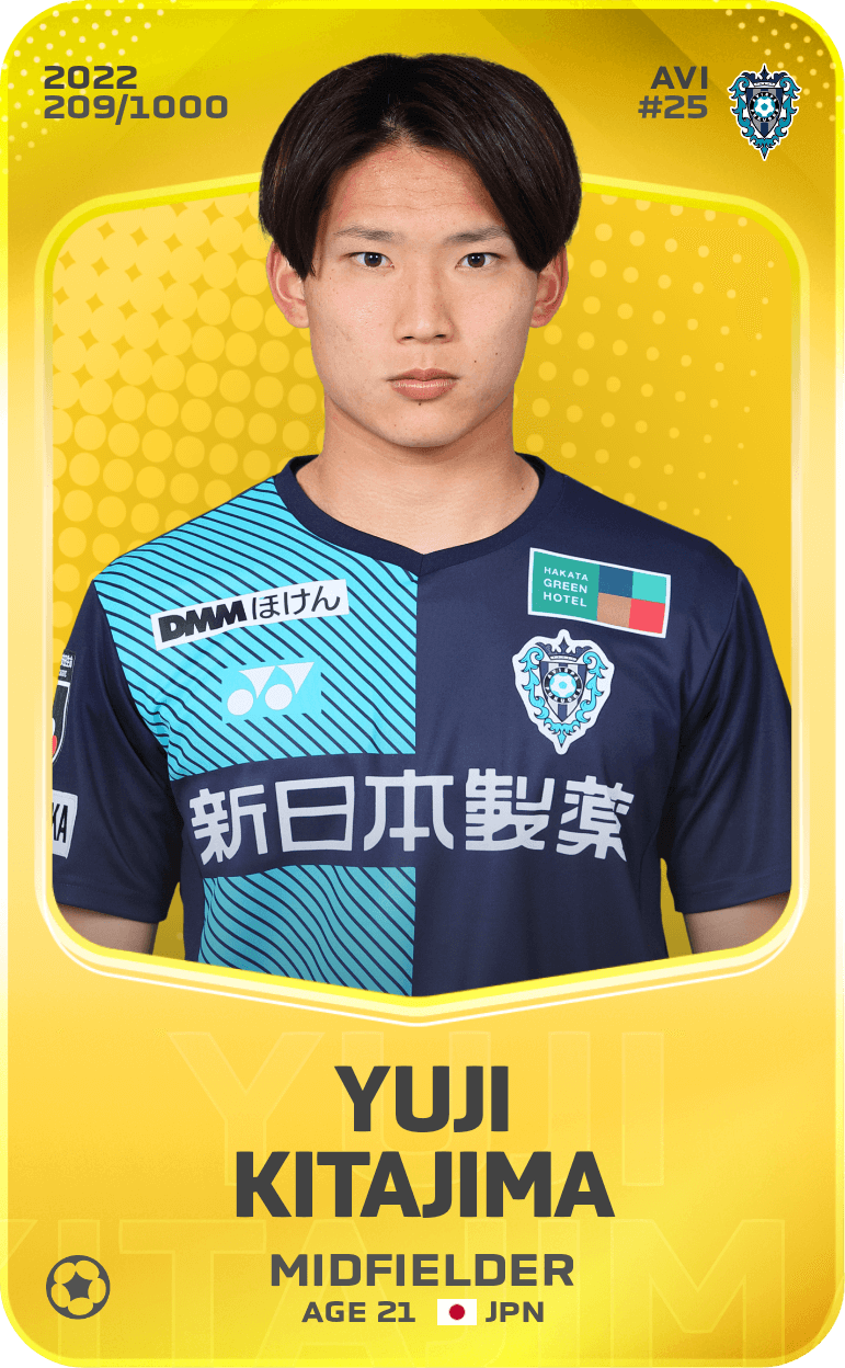 Yuji Kitajima 2022-23 • Limited 209/1000