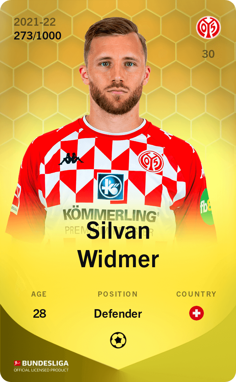 Silvan Widmer 2021-22 • Limited 273/1000