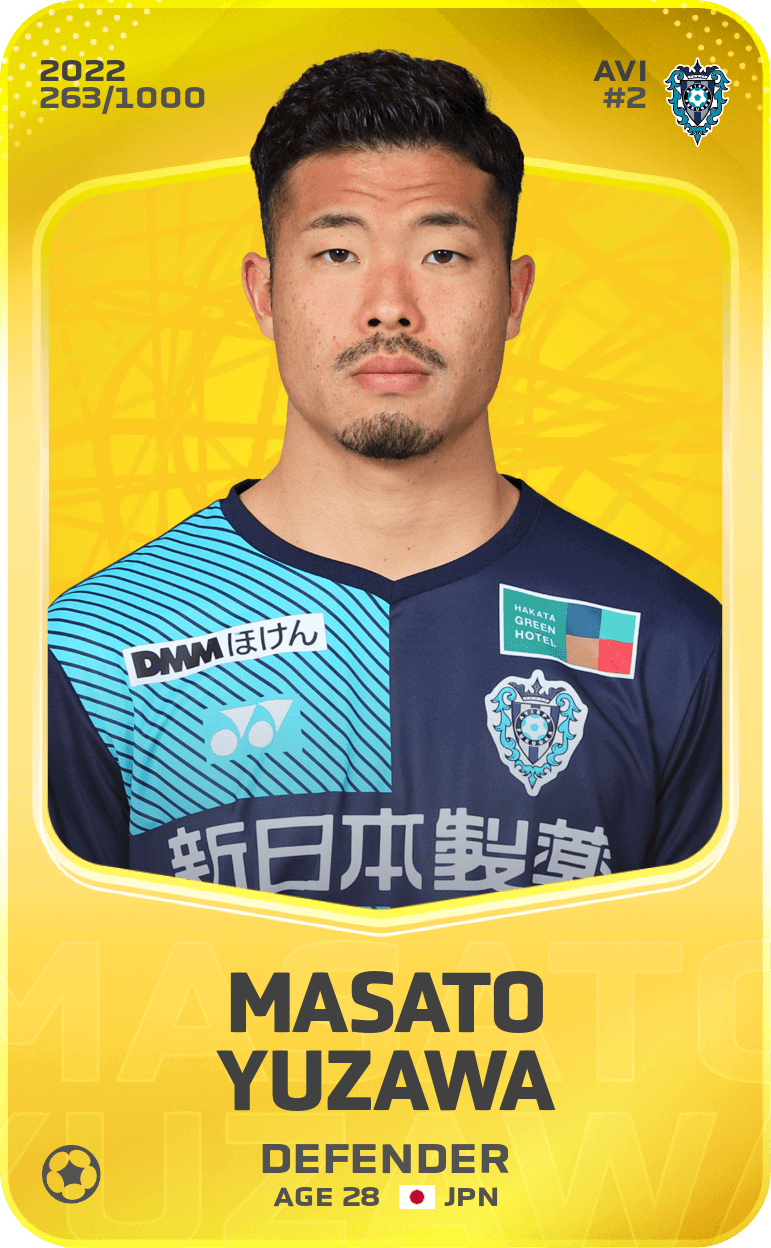 Masato Yuzawa 2022-23 • Limited 263/1000