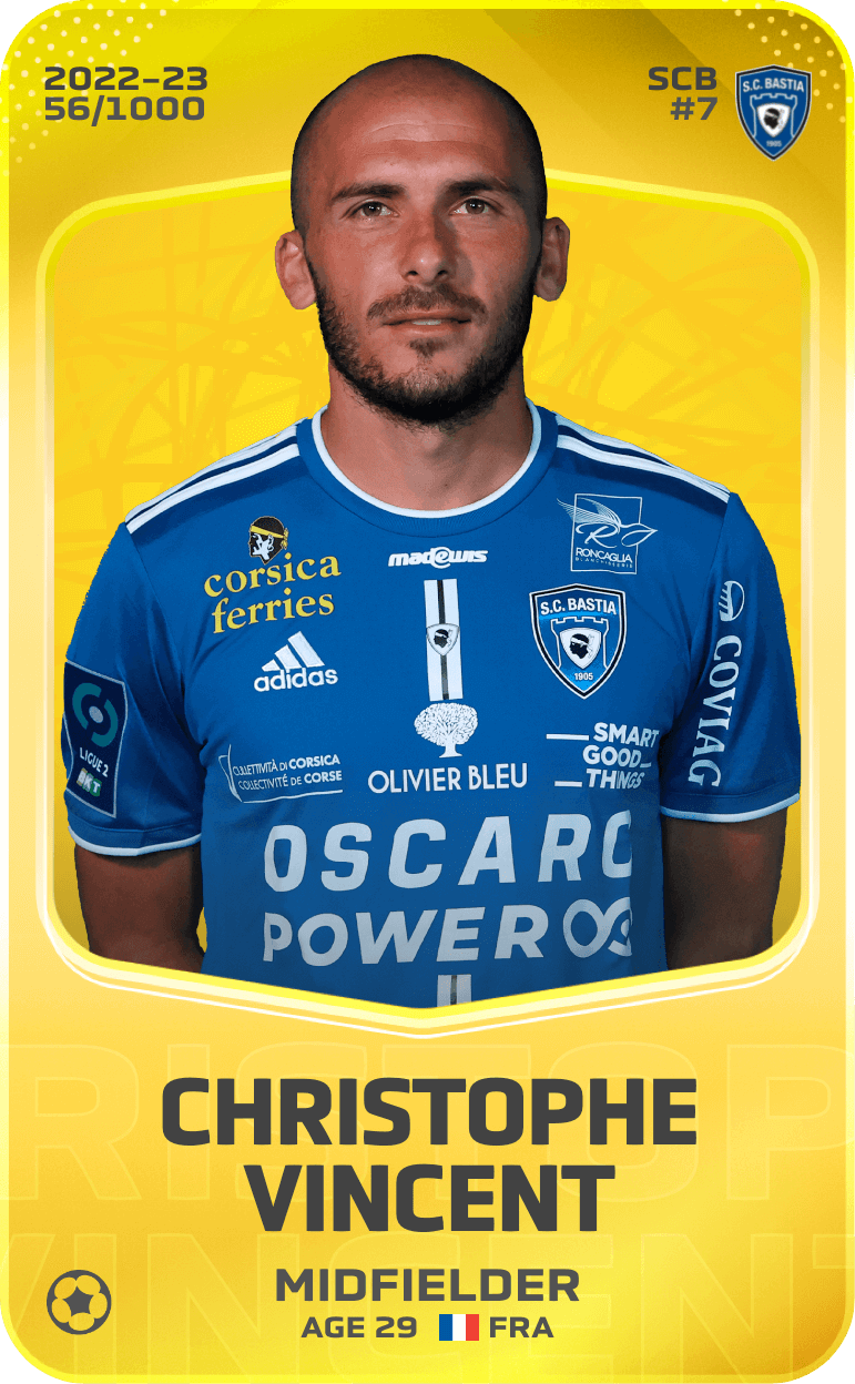 Christophe Vincent 2022-23 • Limited 56/1000