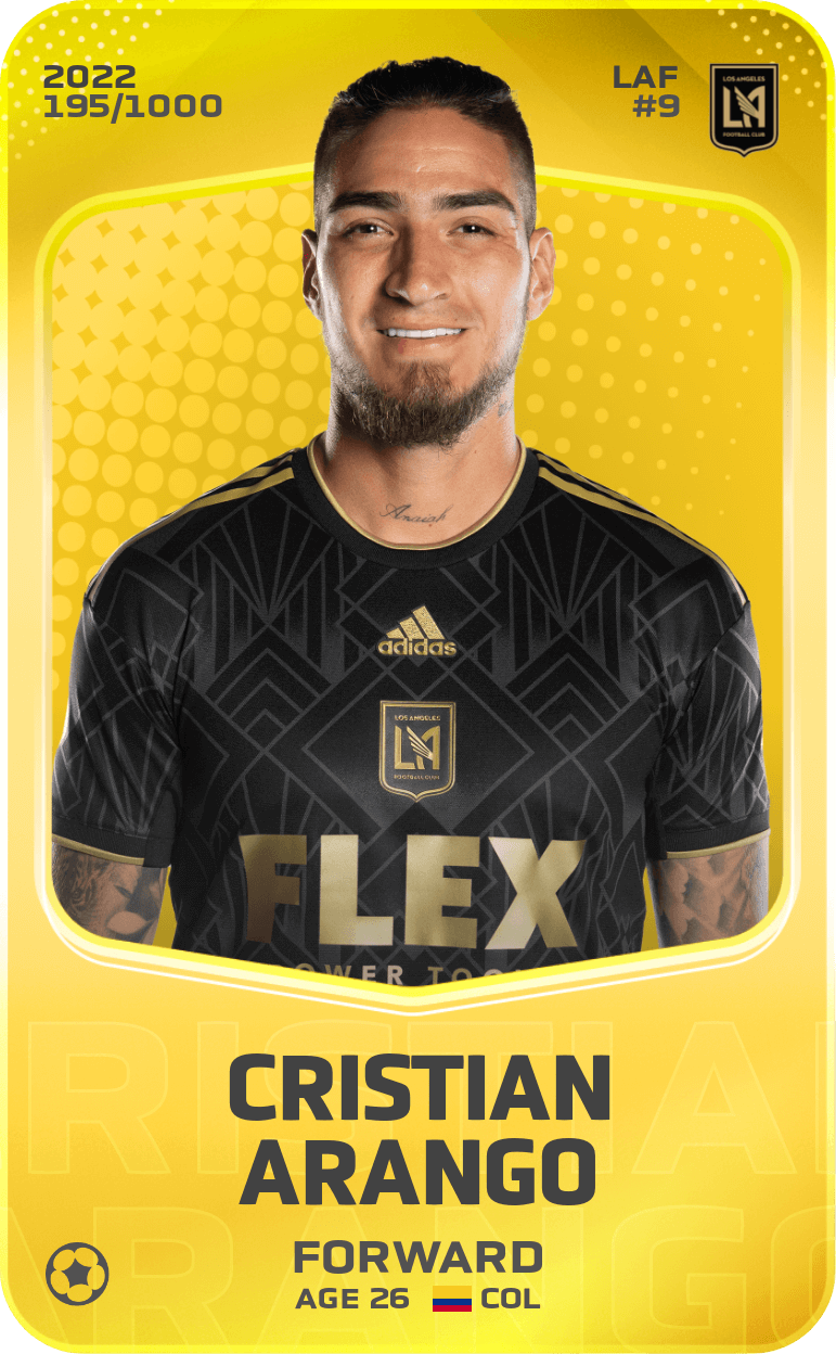 Cristian Arango 2022-23 • Limited 195/1000