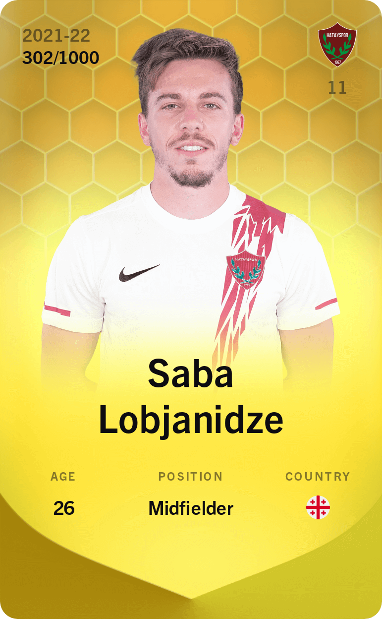 Saba Lobjanidze 2021-22 • Limited 302/1000