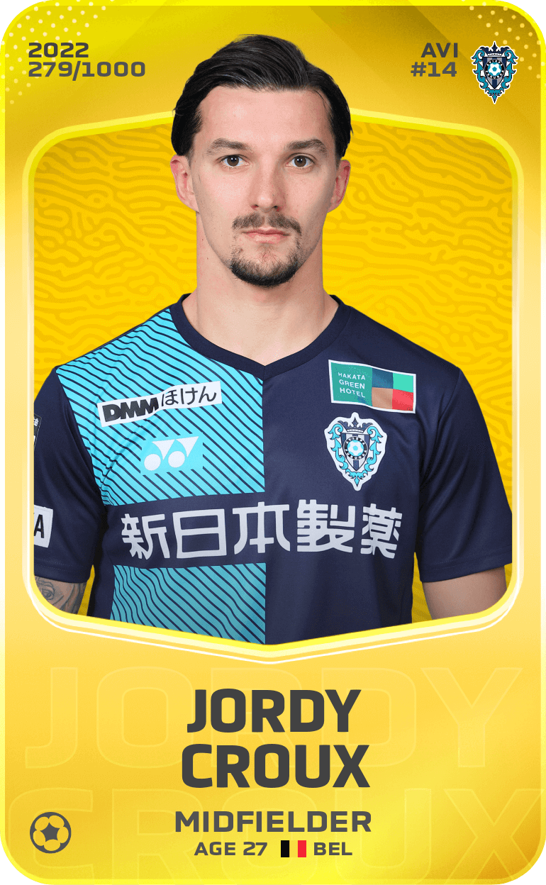 Jordy Croux 2022-23 • Limited 279/1000
